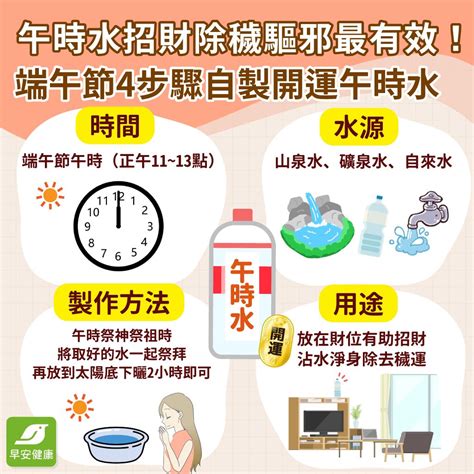 陰陽水招財|午時水招財製作4步驟！午時水可以放多久？端午水用。